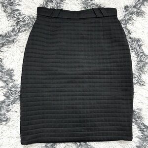 Vintage Quilted Pencil Skirt